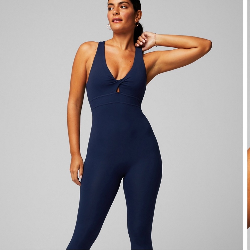 Fabletics Twist Front Oasis Jumpsuit 7/8 Length
